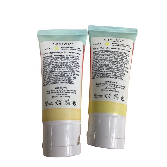 Skylar Capri Hydrating Body Lotion 30ml 1 Fl Oz Set of 2 Skincare Acid & Citrus - Picture 3 of 3